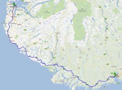 Route overview
