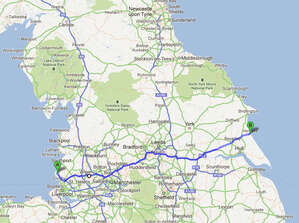 Cross-country route